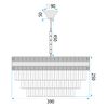 Lamp Cristal G047-CP 40CM GOLD