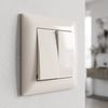 Double Switch OSTE JNH007-W BEIGE