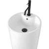 Freestanding ceramic basin BLANKA