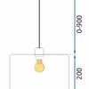 Lampa wisząca APP1015-1CP