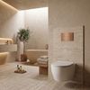 Concealed WC Frame Set Slim 024N with Titan T Brush Copper