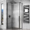 shower enclosure Rea DIAMOND 80x80 Black MAT