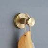 Κρεμάστρα μπάνιου μονόχειρο 6606A Brush Gold