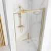 Shower door REA Rapid Slide 140 Gold Brush