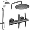 Shower set without spout with thermostat Rea Lungo Titan