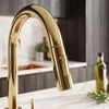 Air outlet with aerator for kitchen faucet REA Fresh Gold