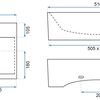 Umywalka ścienna/nablatowa Rea Bonita