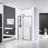 Porte de douche FARGO BLACK MAT 110