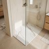 Shower tray Bazalt CARRARA WHITE 80x100