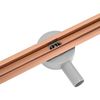 Linear drain REA NEO SLIM PRO brushed copper 70