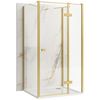 Cabine de douche Rea Atlas 80x90 Brush Gold