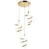 Suspension LED G075-3CPR Gold