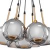 Skleněné kulové závěsné stropní svítidlo APP898-7CP