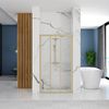 Shower doors Rea Alex 120 Gold Brush