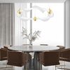 Lampe LED G010-CP WHITE/GOLD