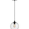 Lampa Sufitowa Wisząca Szklana APP311-1CP Loft