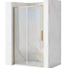 Shower door REA Rapid Slide 130 Gold Brush