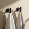 Badezimmer-Accessoire-Set Ari Black 4-teilig