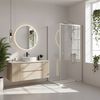 zuhanykabin Rea Primo Swing 100x70 Chrome