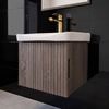 Meuble de salle de bains avec lavabo Rea DB85-50-1 Orio Dark 50cm