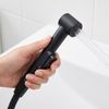 Washbasin faucet with bidetta Rea Lungo Black