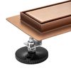 Duschrinne Rea Pure Neo brushed copper 70