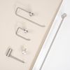 Toilet paper holder 9711 Prism Brush Nickle