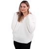 Women's sweatshirt Sherpa Ecru l