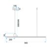 Lamp LED APP1778-CP Brush Gold