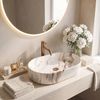 Countertop washbasin REA Nadia 60 Marrone