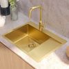 Сталева мийка для кухні RUSSEL 116 Gold