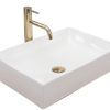 Lavabo sobre encimera REA Inga White