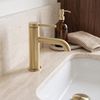 Смеситель Rea Spot Brush Gold Low
