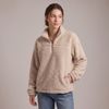 Bluza Damska Sherpa z kołnierzem Beige S