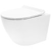 Set toilet bowl WC + Bidet CARTER White