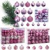 Christmas balls Lilac/Rose 208 pcs