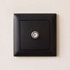 Presa Antenna con Cornice OSTE JNH012-A BLACK