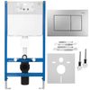 Concealed cistern frame K011A-Q Rea J Satin