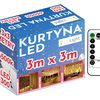 Cortina LED 300 diod 3x3m