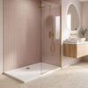 shower tray Rea Belmond White 90x120 Brush Gold
