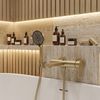 Смеситель для ванны REA Hunter Brush Gold