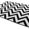 Plüschteppich Clover Zig Zag Black
