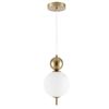 Lámpara de techo colgante LED LHJ115-1CP oro cepillado