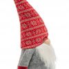 Kalėdų elfas 40cm RED/GREY YX-019