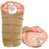 Sac de dormit pentru copii 4in1 Sheep Beige-Pink