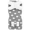 Coussin poussette pour bébé réversible 4 en 1 White Cloud