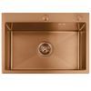 Стоманена мивка с комплект аксесоари 3 бр. REA Liam Brush Copper