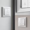 Žalúziový Spínač s Rámikom OSTE JNH009-W WHITE