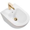 Bidet Rea Carlo Mini White Gold Edge