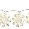 Luci di Natale Ghirlanda LED Fiocchi di neve